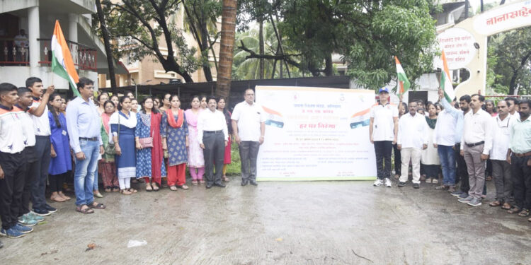 रायगडात घरोघरी तिरंगा अभियानास वाढता प्रतिसाद
