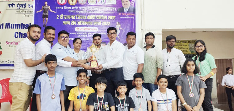 रसायनीतील स्पर्धंकांचे जम्प रोप स्पर्धेत सुयश