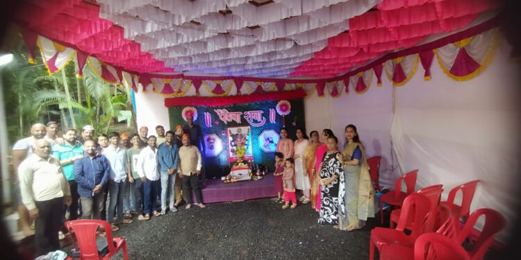 पेठेचा राजा गणेश मंडळाची कागदाच्या लगद्यापासून मूर्ती