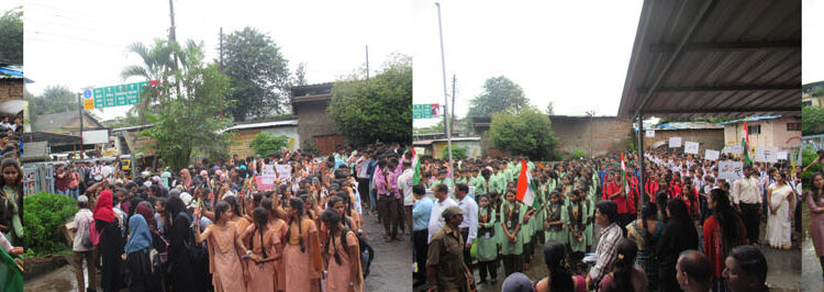 माणगावमध्ये रॅलीचे आयोजन