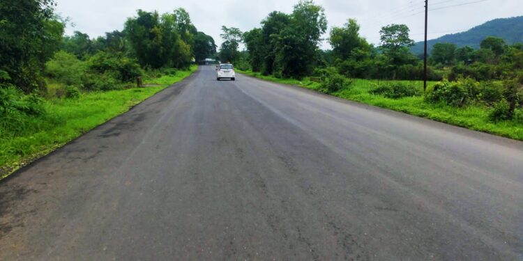 रिफ्लेक्टर व पांढर्‍या पट्ट्यांअभावी वाकण-पाली-खोपोली मार्गावरील प्रवास असुरक्षित