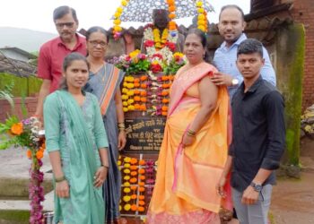 कुणबी समाज नेते शिंदे यांना अभिवादन