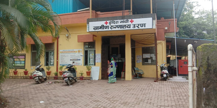 इंदिरा गांधी ग्रामीण रुग्णालयाचे बांधकाम निकृष्ट