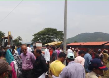 नदी संवर्धन जागेत अनधिकृत बांधकाम