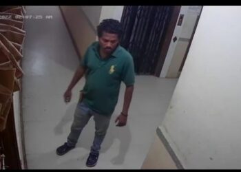 अज्ञात संशयित इसम झाला सीसीटिव्ही कॅमेऱ्यात कैद