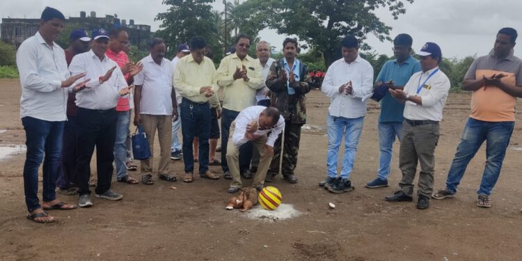 जिल्हास्तरीय फुटबॉल स्पर्धेस प्रारंभ