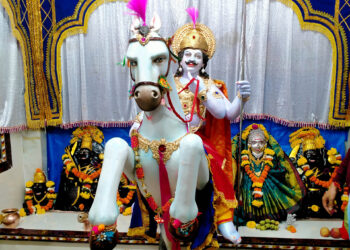 श्री काळभैरवाच्या अश्‍वारुढ मुर्तीची प्रतिताष्ठपना