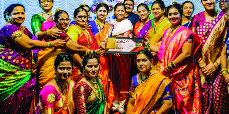 मंगळागौर स्पर्धेत नामदेव शिंपी महिला मंडळाची बाजी