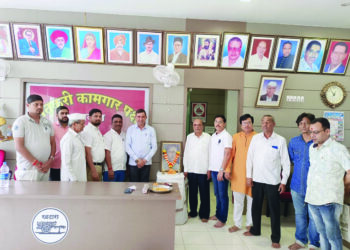 पनवेल शेकापतर्फे अभिवादन