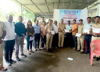 पोलीस अधिकारी, कर्मचार्‍यांसाठी महाआरोग्य शिबीर