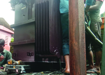 उरण ट्रान्सफॉर्मरमध्ये ऑईल गळती