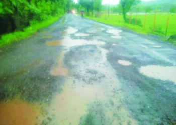 पाली-उद्धर रस्त्याची चाळण; प्रवासी, ग्रामस्थ मेटाकुटीला