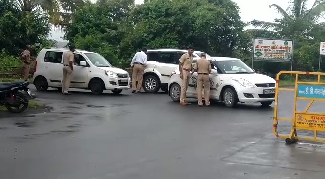 साळाव चेकपोस्टवर कडकडीत नाकाबंदी