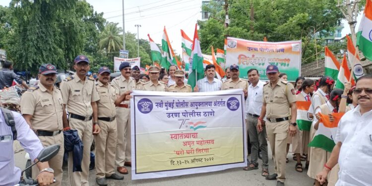 तिंरगा रॅलीला उरणकरांचा प्रतिसाद