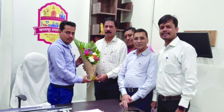 खालापूर न.प.च्या प्रभारी मुख्याधिकारीपदी अनुप दुरे