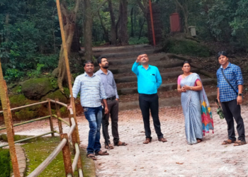 सुरेखा भणगे यांच्याकडून विसर्जनस्थळाची पाहणी