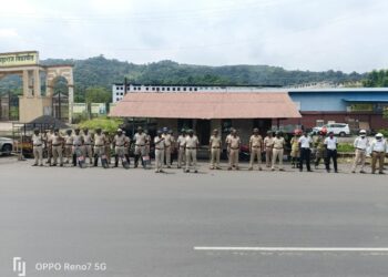 पनवेलमध्ये दंगा काबू योजनेची रंगीत तालीम