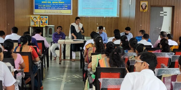 लोकसहभागातून गावाचा विकास शक्य – शुभदा पाटील यांचे प्रतिपादन