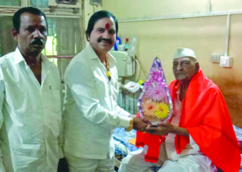 सदाशिव रहातेकर यांचा सत्कार