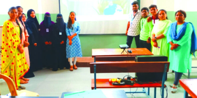 हिरवळ महाविद्यालयात ओझोन दिवस साजरा