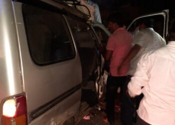 माडप बोगद्याजवळ भीषण अपघातात दोघे जागीच ठार; तीन जखमी