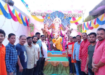 नांदगावमध्ये साखरचौथ गणेशोत्सव उत्साहात