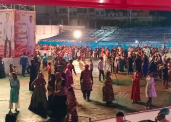 करंजाडेत शेकाप पुरस्कृत गरब्याचे आयोजन