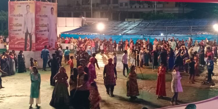 करंजाडेत शेकाप पुरस्कृत गरब्याचे आयोजन