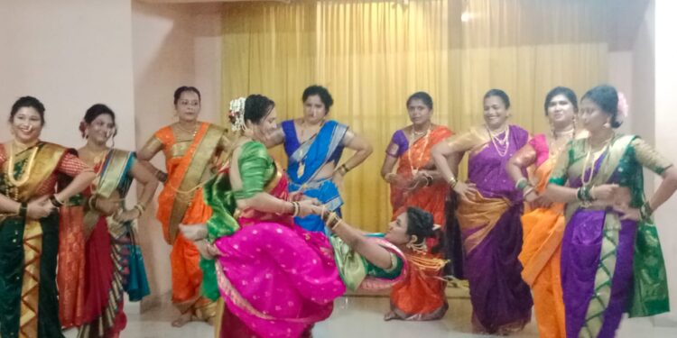 ‘नाच ग घुमा’चा आवाज घुमला ; गणरायासमोर मंगळागौरीचा जागर