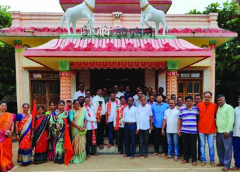 म्हसळ्यात उद्धव सेनेतर्फे मशाल मिरवणूक