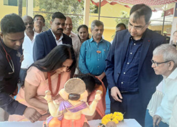 लायन्स क्लब मांडवातर्फे महाआरोग्य शिबिरात 550 जणांची आरोग्य तपासणी