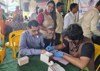 आयुर्वेदिक चिकित्सा शिबीरास प्रतिसाद