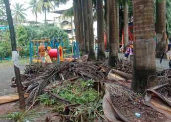 विमला तलाव उद्यानात घाणीचे साम्राज्य