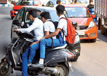 अल्पवयीन मुलांचे दुचाकी चालविण्याचे प्रमाण वाढले