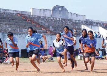 तालुकास्तरीय मैदानी स्पर्धेचा शुभारंभ
