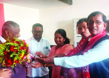 आ. जयंत पाटील यांचे गडचिरोलीत जोरदार स्वागत