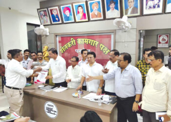 शेकापच्या पनवेल शहर चिटणीसपदी भोईर यांची निवड