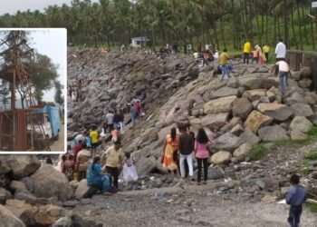 पिरवाडी किनार्‍यावरील पर्यटकांची सुरक्षा वार्‍यावर