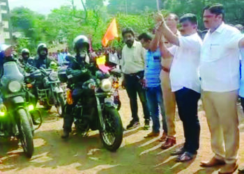 फ्रीडम रायडर बाईकर रॅलीचे खोपोलीत जंगी स्वागत