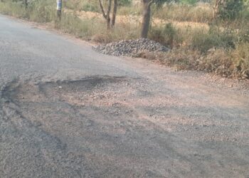 अलिबाग रोहा रस्ता पुन्हा रखडला; कंत्राटदार झाला गायब