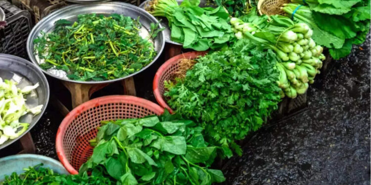 पावसामुळे पालेभाज्यांना महागाईची झळ