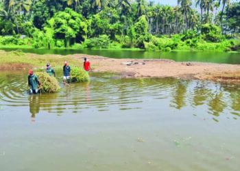 भोगावती नदीची स्वच्छता मोहीम सुरु