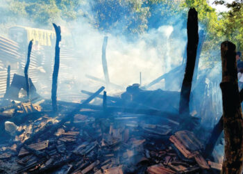 हिरकणीवाडीत आगीत घर भस्मसात