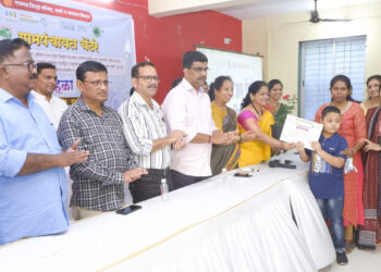 क्लीनअप चेंढरे अभियानअंतर्गत सत्कार