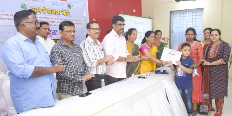 क्लीनअप चेंढरे अभियानअंतर्गत सत्कार