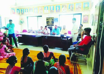 प्रारूप आराखडा संदर्भात बैठक