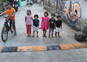 गतिरोधक लावल्याने अपघात टळले