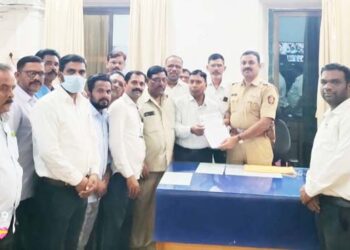 माजी उपमहापौर जगदीश गायकवाडांचा नागोठण्यात निषेध