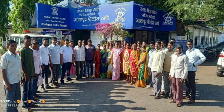 पौंध, माजगाव येथील गावठाणावर अतिक्रमण