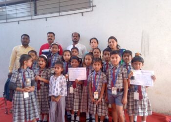 अबॅकस स्पर्धेत एस.जी.कुडेकर स्कूलचे यश